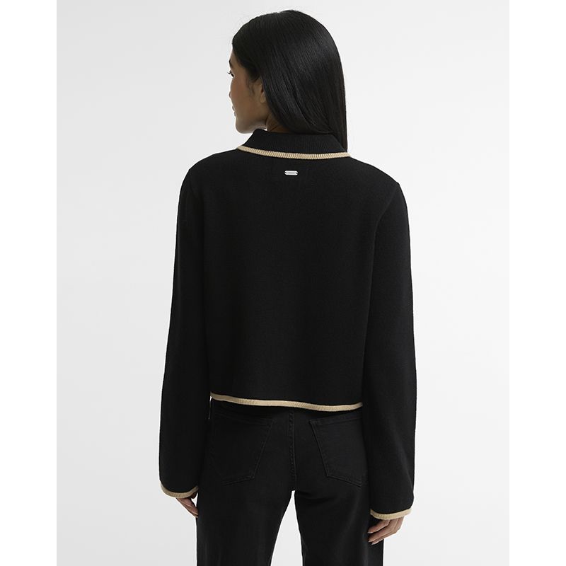 Cardigan zippé tricoté Amryn Femme Barbour