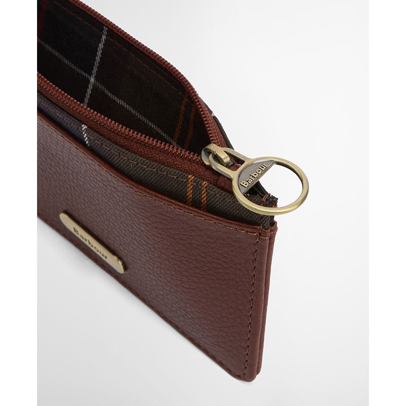Porte-cartes en cuir Alder Femme Barbour