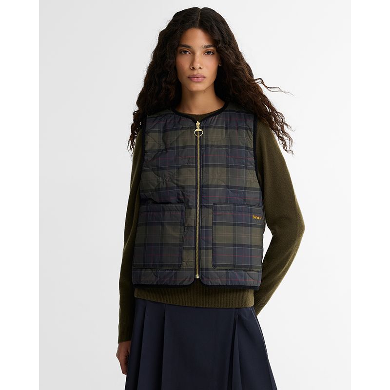 Doublure matelassée réversible Nunwell Femme Barbour