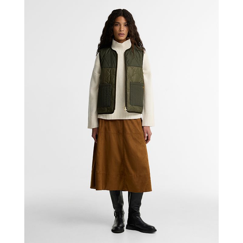 Doublure matelassée réversible Nunwell Femme Barbour
