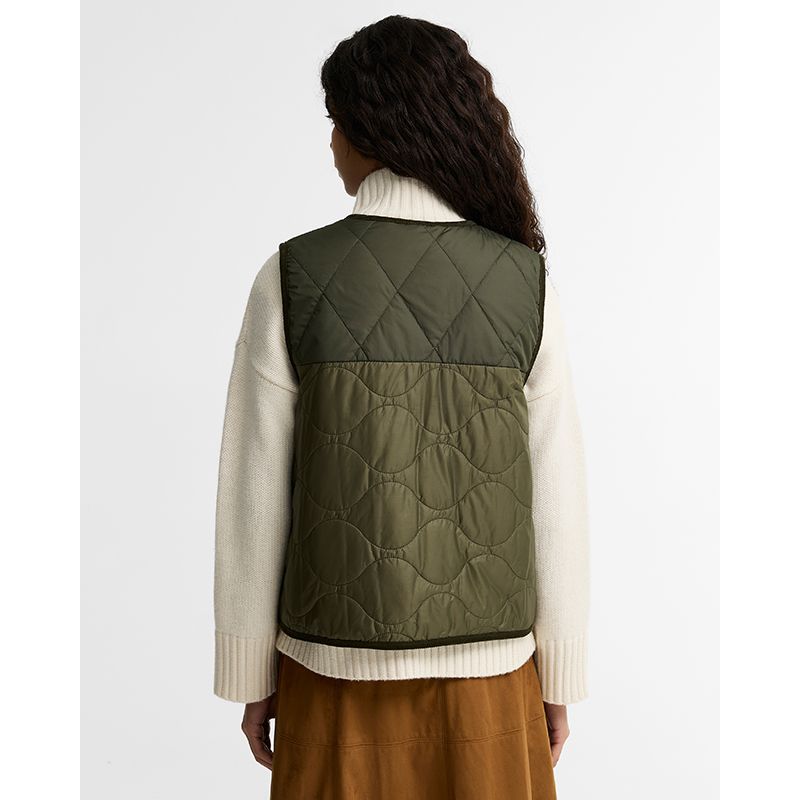 Doublure matelassée réversible Nunwell Femme Barbour