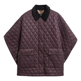 MILDRED QUILTED CAPE