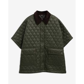 MILDRED QUILTED CAPE