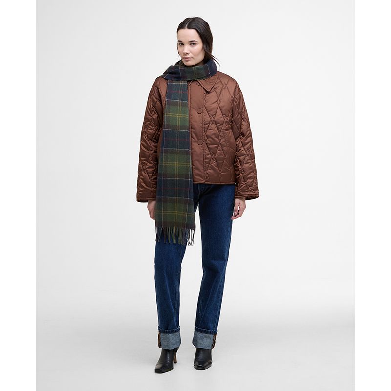 Écharpe Tartan laine et cachemire Barbour
