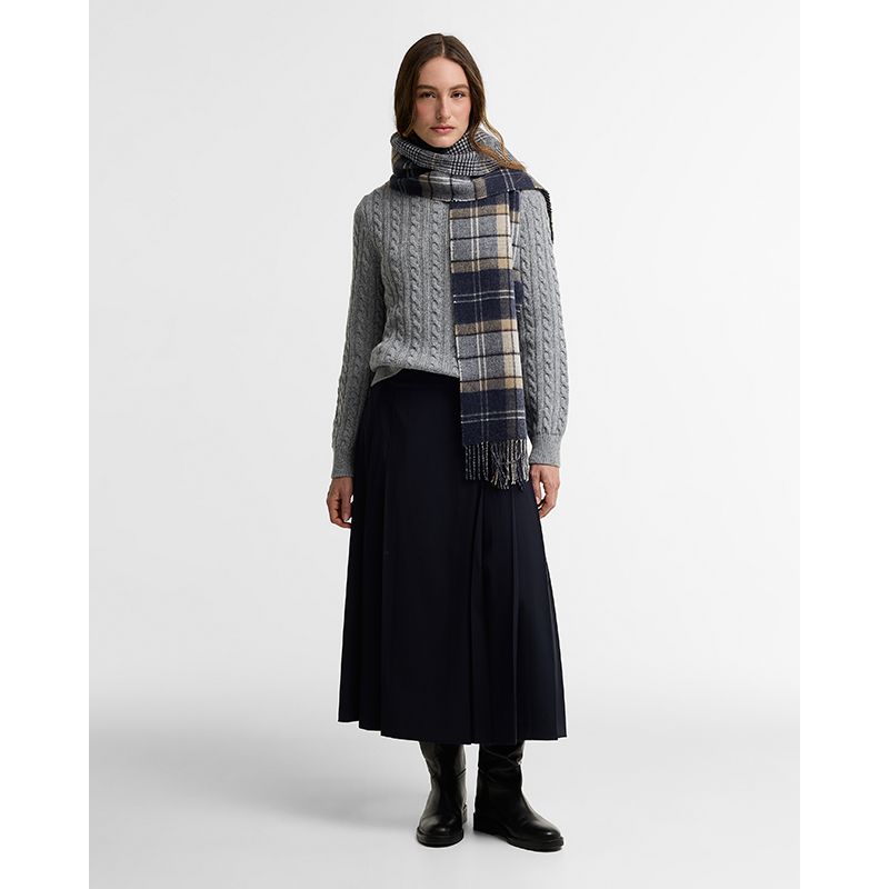 Écharpe réversible tartan Femme Barbour