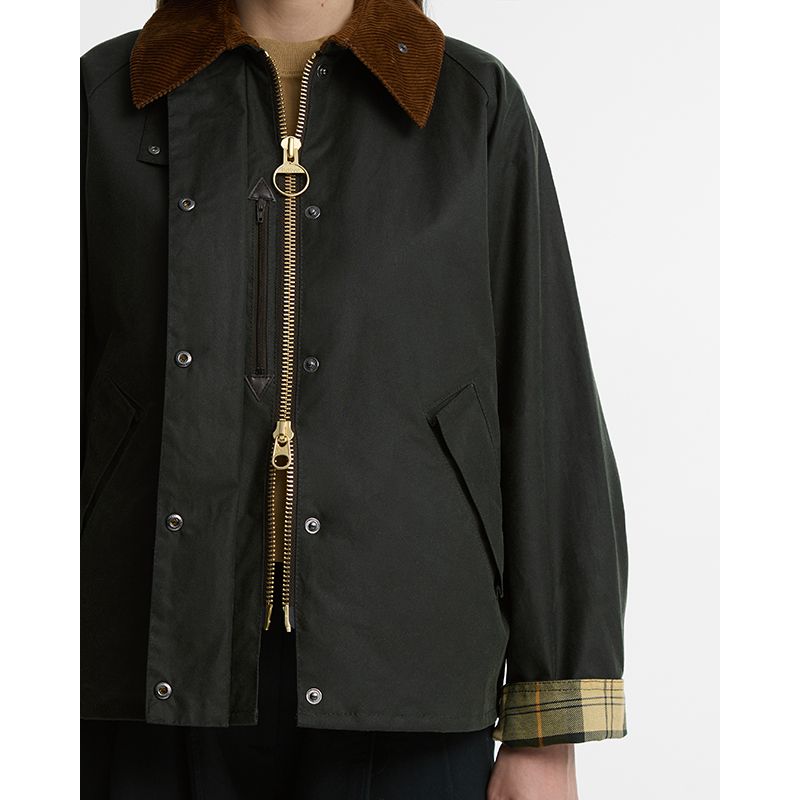 Veste huilée Transport Femme Barbour