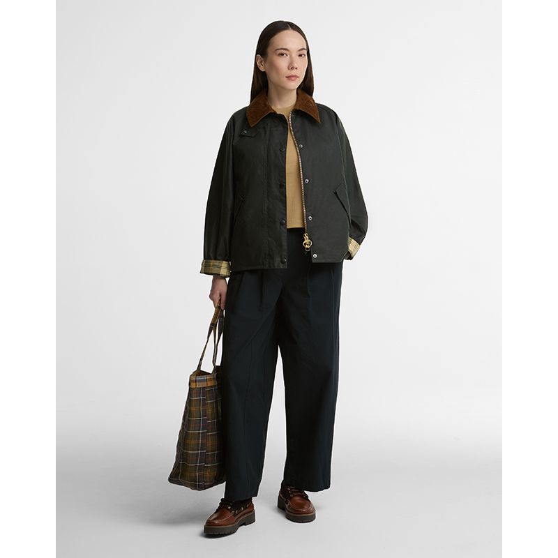 Veste huilée Transport Femme Barbour