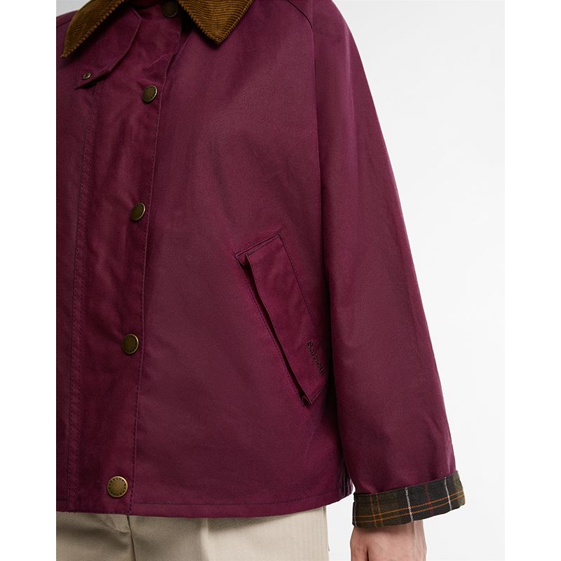 Veste huilée Transport Femme Barbour