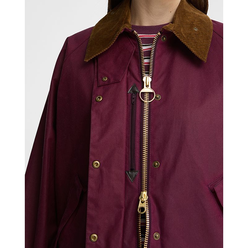 Veste huilée Transport Femme Barbour