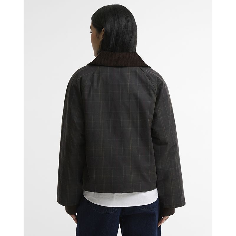 Veste huilée Arlene Tartan Femme Barbour