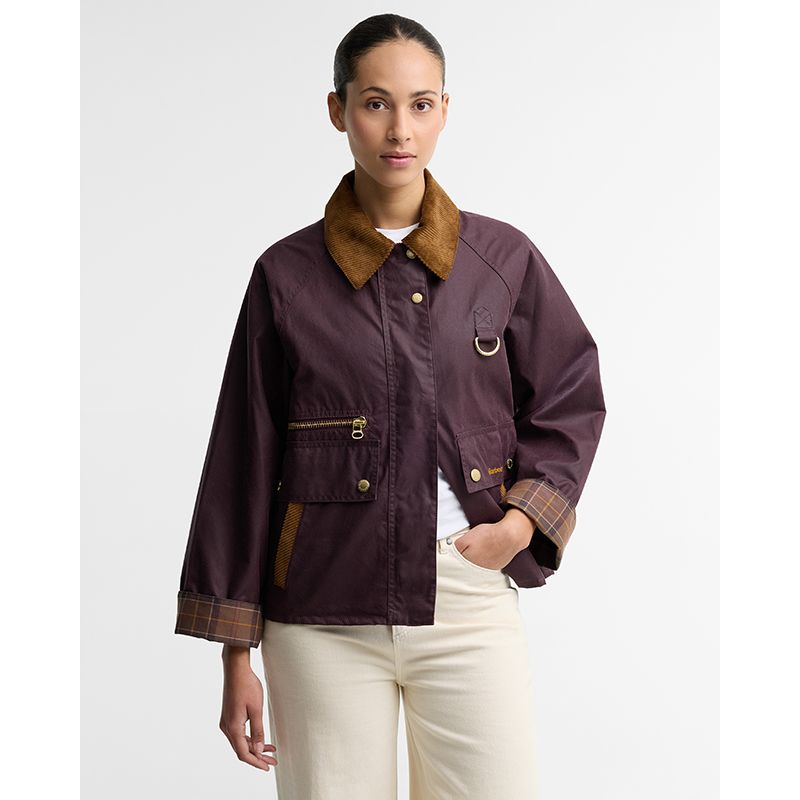 Veste huilée Cottingham Femme Barbour