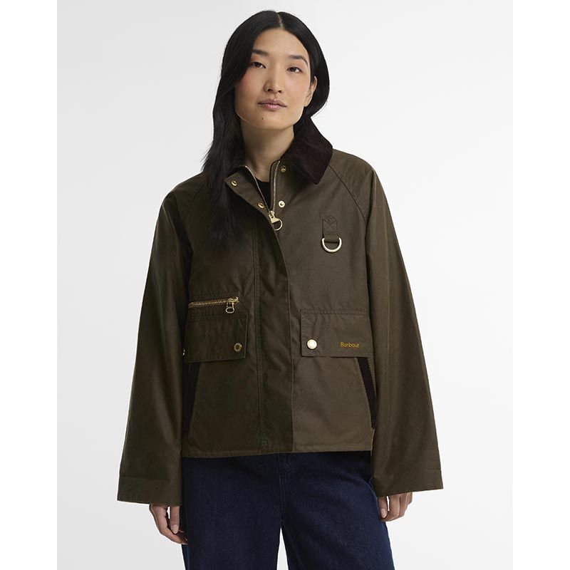 Veste huilée Cottingham Femme Barbour
