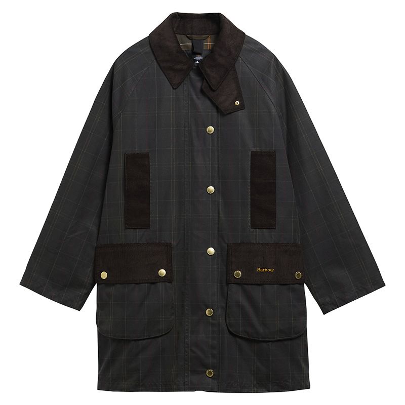 Veste huilée Icons Tartan Modern Beaufort femme Barbour