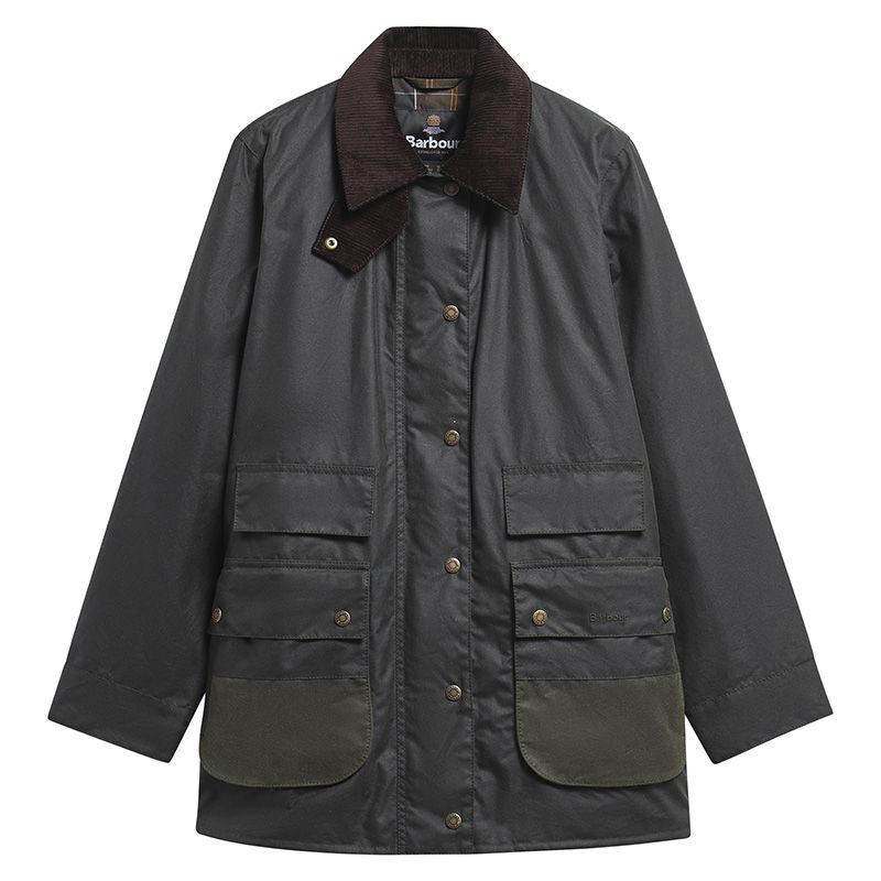 Veste huilée Modern Border Femme Barbour