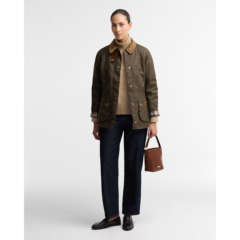 Veste huilée Beadnell Icons Femme Barbour
