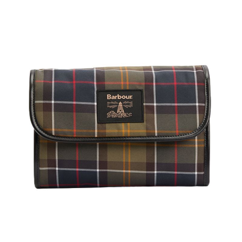 Trousse de toilette tartan à suspendre Barbour