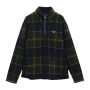 TARTAN FLEECE HALF ZIP