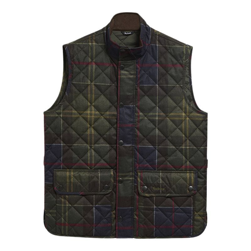 ICONS TARTAN LOWERDALE QUILTED GILET