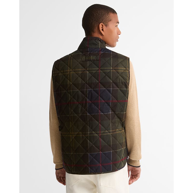 ICONS TARTAN LOWERDALE QUILTED GILET