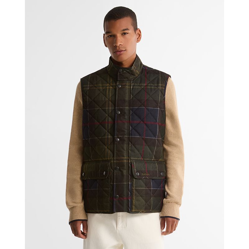 ICONS TARTAN LOWERDALE QUILTED GILET