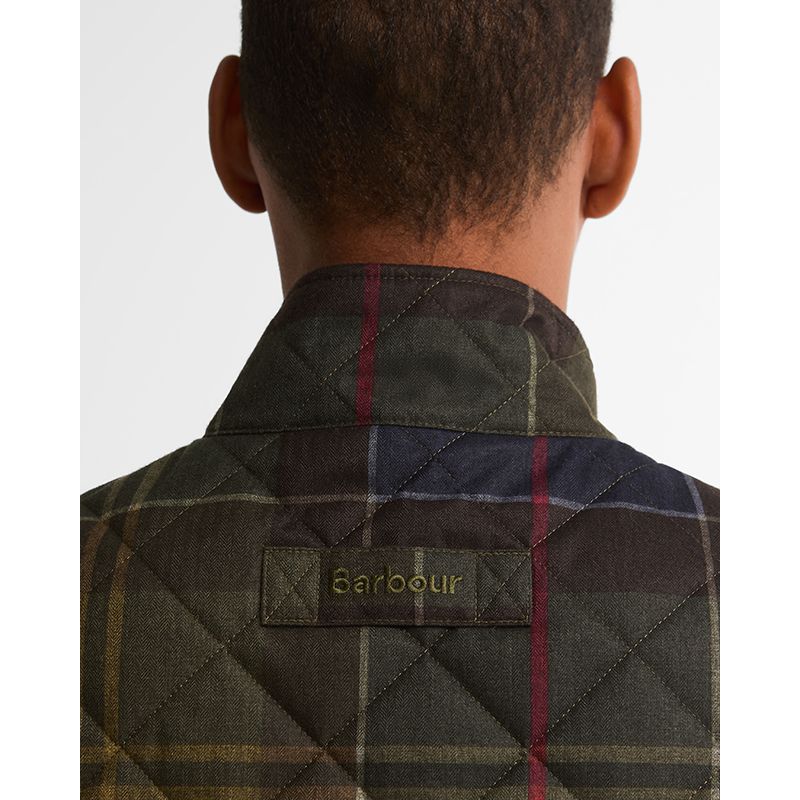 ICONS TARTAN LOWERDALE QUILTED GILET