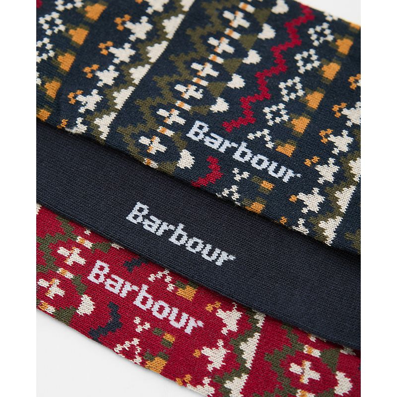 Coffret cadeau avec chaussettes Fair Isle Marlow Barbour