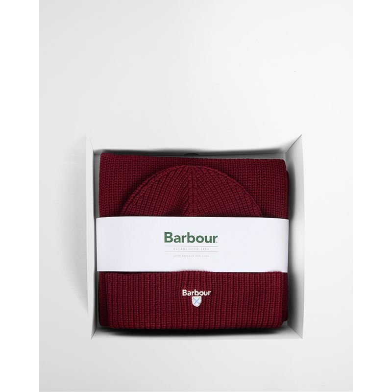 Coffret bonnet et écharpe Cascade Barbour