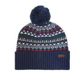 MARLOW FAIRISLE POM BEANIE HAT