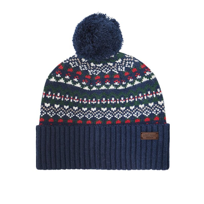 Bonnet à pompon Fair Isle Marlow Barbour