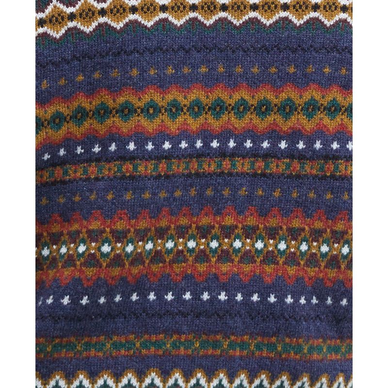 Pull col rond Fair Isle Case Barbour