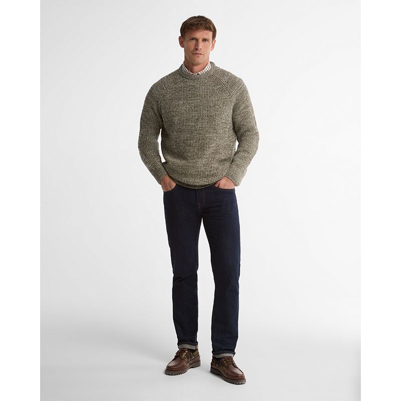 Pull col rond Horseford Barbour