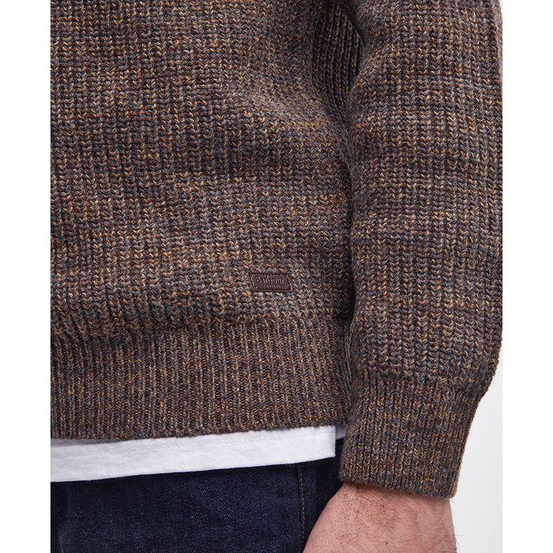 Pull col rond Horseford Barbour