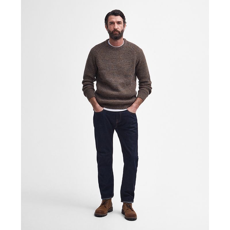 Pull col rond Horseford Barbour