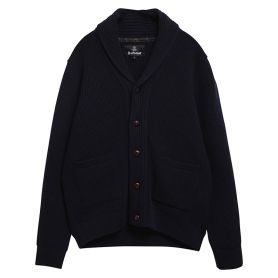 HARTLAND KNITTED SHAWL NECK CARDIGAN