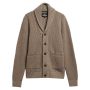 HARTLAND KNITTED SHAWL NECK CARDIGAN