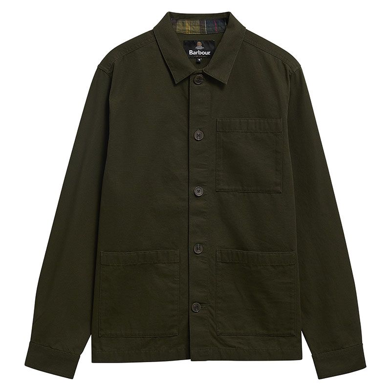 Surchemise délavée tartan Barbour