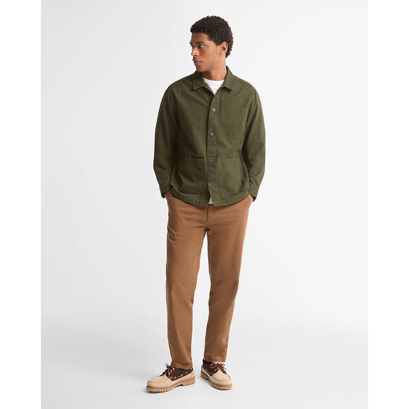 Surchemise délavée tartan Barbour