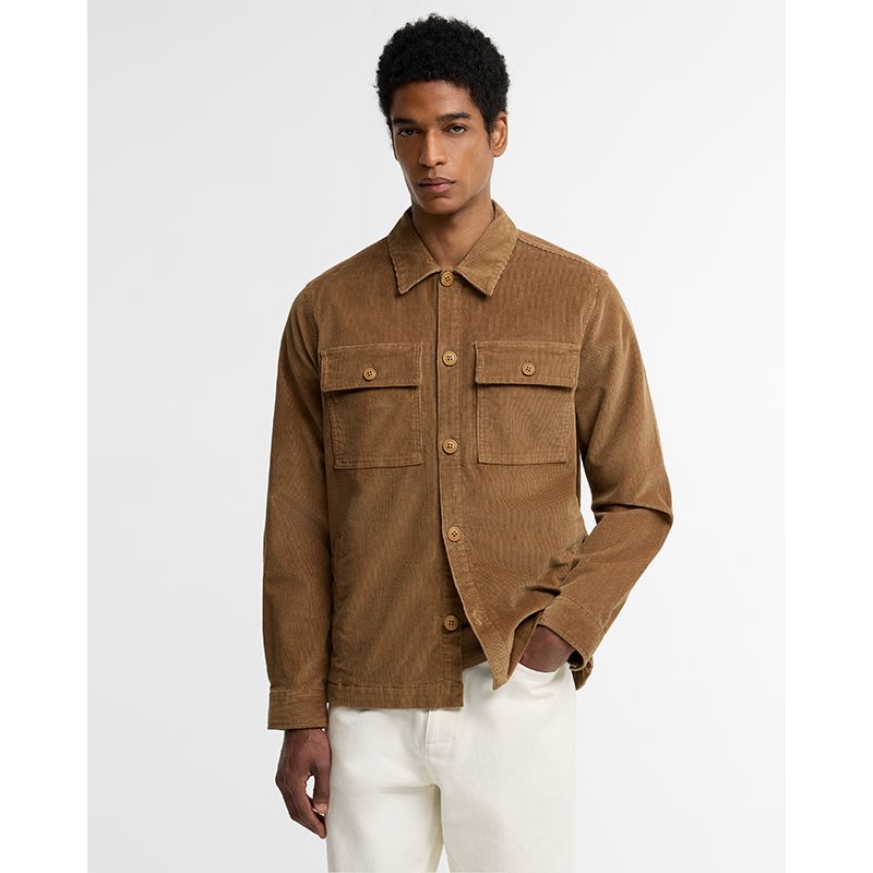 Surchemise velours côtelé tartan Barbour