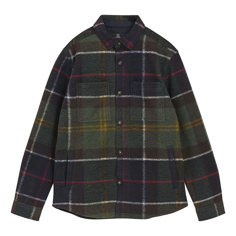 Surchemise brossée Woodlane tartan Barbour