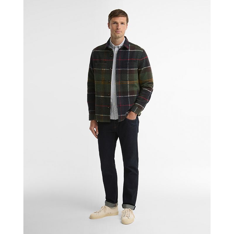 Surchemise brossée Woodlane tartan Barbour