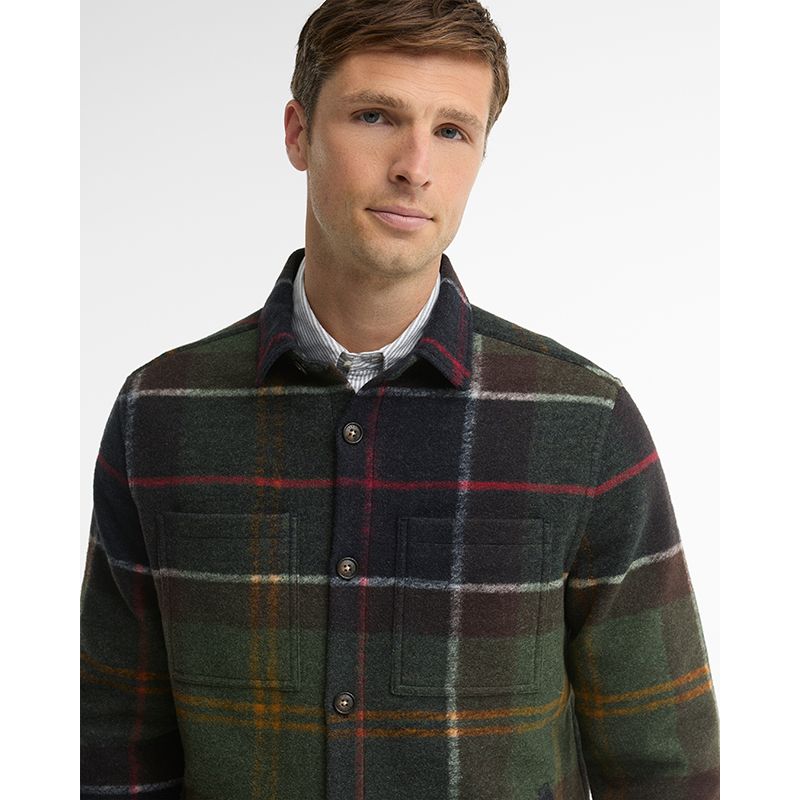 Surchemise brossée Woodlane tartan Barbour