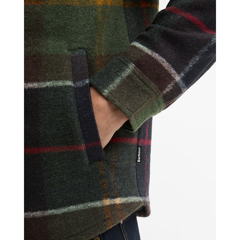 Surchemise brossée Woodlane tartan Barbour