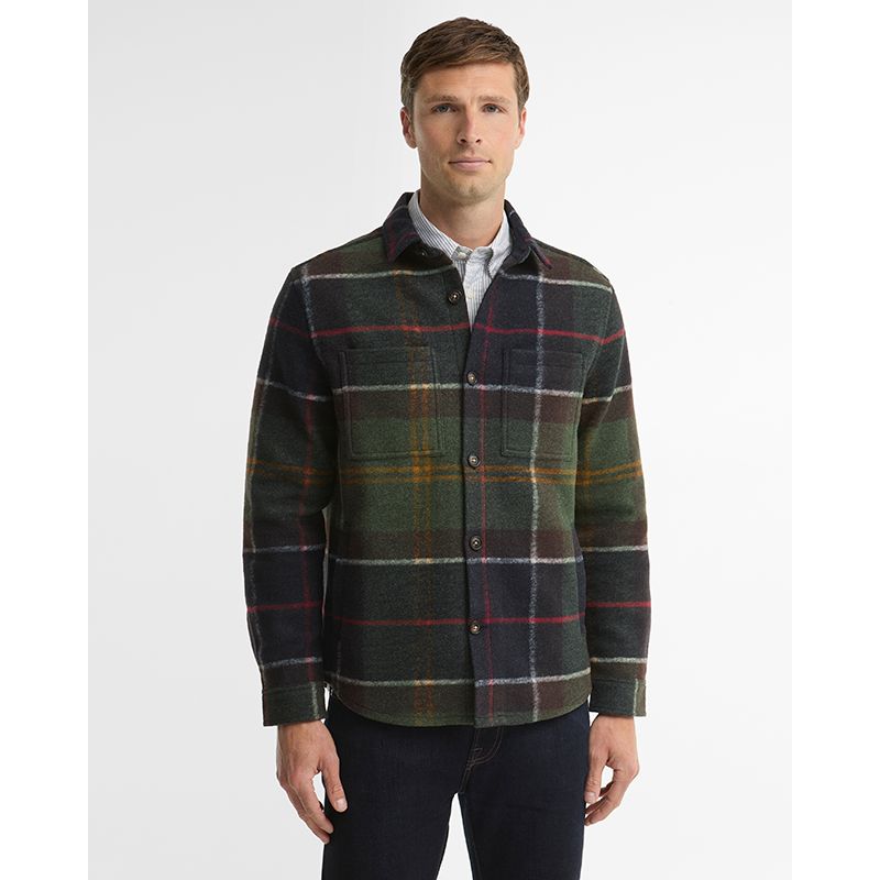 Surchemise brossée Woodlane tartan Barbour