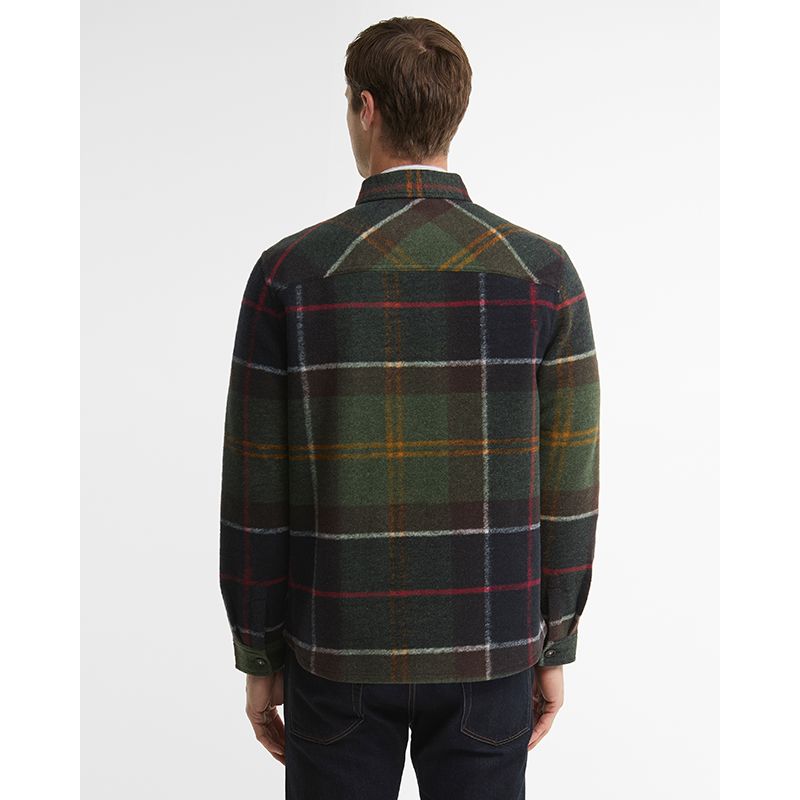 Surchemise brossée Woodlane tartan Barbour
