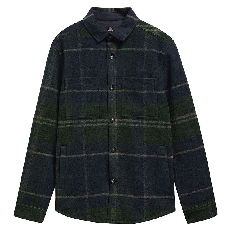 Surchemise brossée Woodlane tartan Barbour