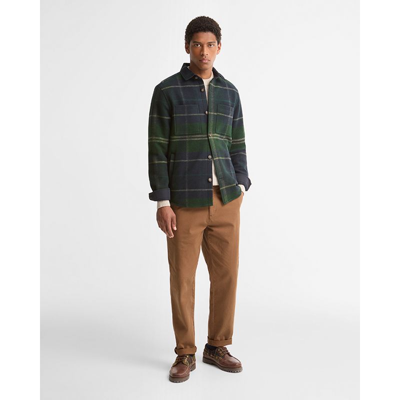 Surchemise brossée Woodlane tartan Barbour