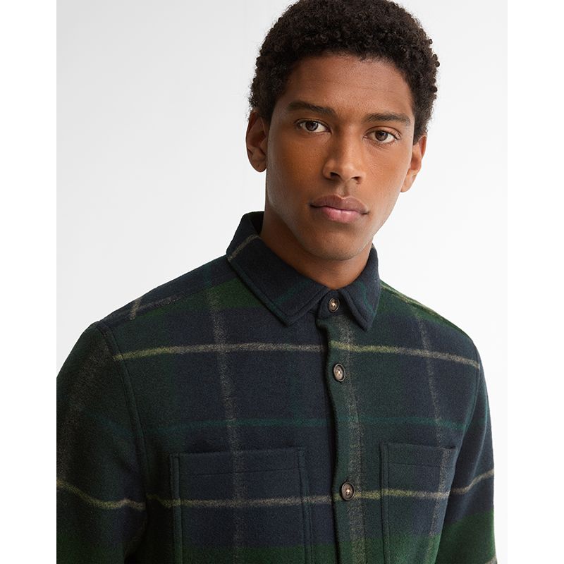 Surchemise brossée Woodlane tartan Barbour