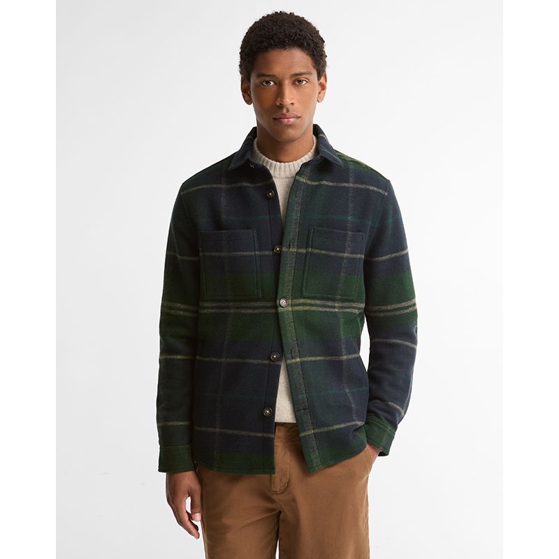 Surchemise brossée Woodlane tartan Barbour