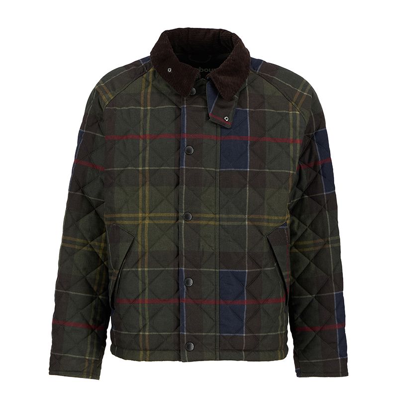 Veste matelassée tartan Transport Barbour