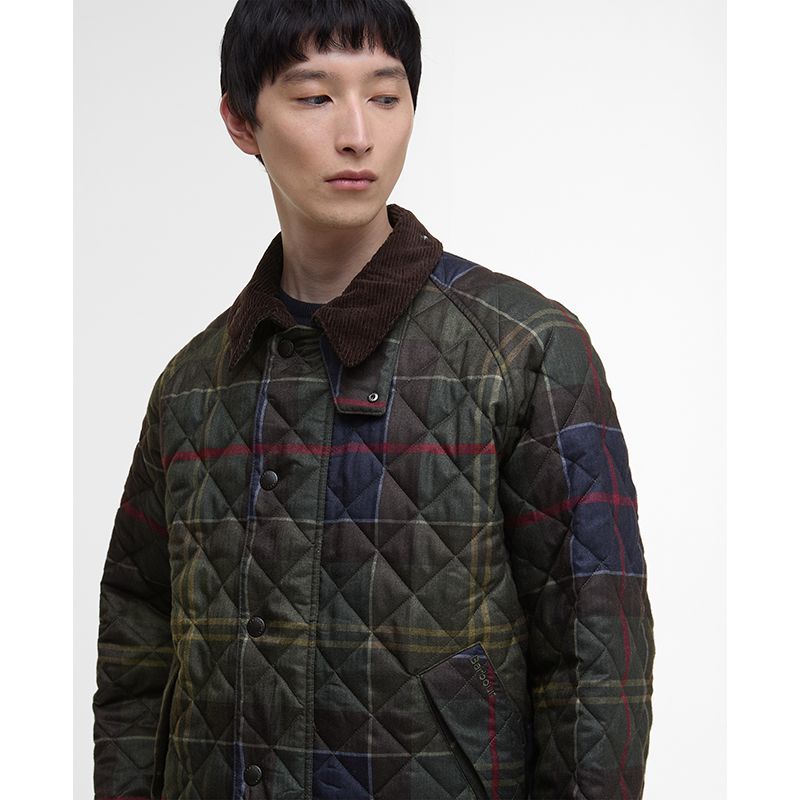 Veste matelassée tartan Transport Barbour
